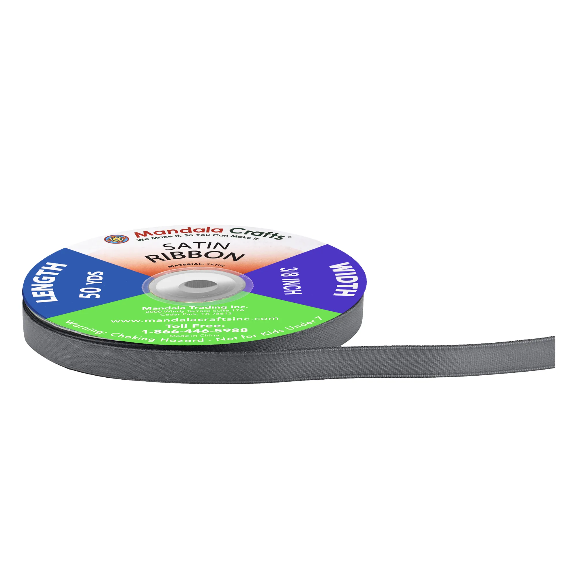 1/4 3/8 1/2 Inch Satin Ribbon for Crafts - Ribbons for Gift Wrapping - Fabric Ribbons for Flower Bouquet Hair Ribbons Wedding Party Decoration