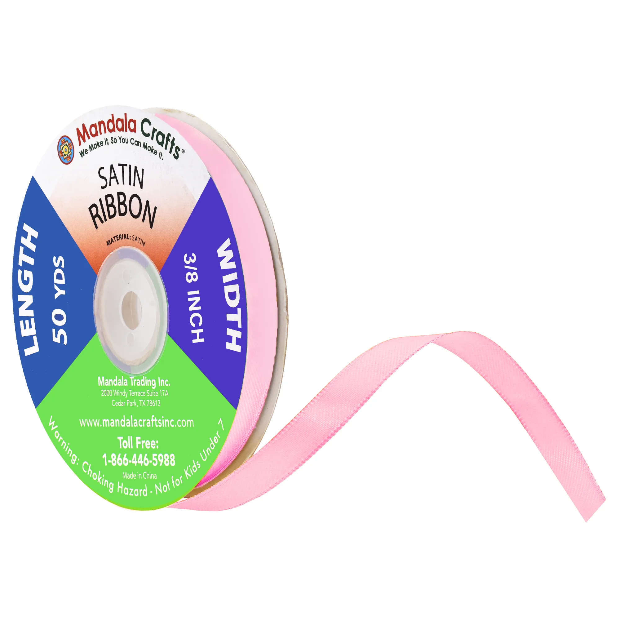1/4 3/8 1/2 Inch Satin Ribbon for Crafts - Ribbons for Gift Wrapping - Fabric Ribbons for Flower Bouquet Hair Ribbons Wedding Party Decoration