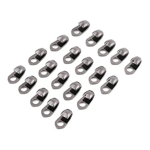20 Buckles Decorative Hook Shoe Repair Accessories Safety Shoes Lace Hook Camping Hiking Accessories Boot Hook Lace Accessories Rivet Repair/Camping/Hiking Accessories