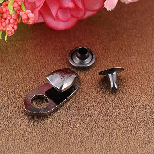 20 Buckles Decorative Hook Shoe Repair Accessories Safety Shoes Lace Hook Camping Hiking Accessories Boot Hook Lace Accessories Rivet Repair/Camping/Hiking Accessories