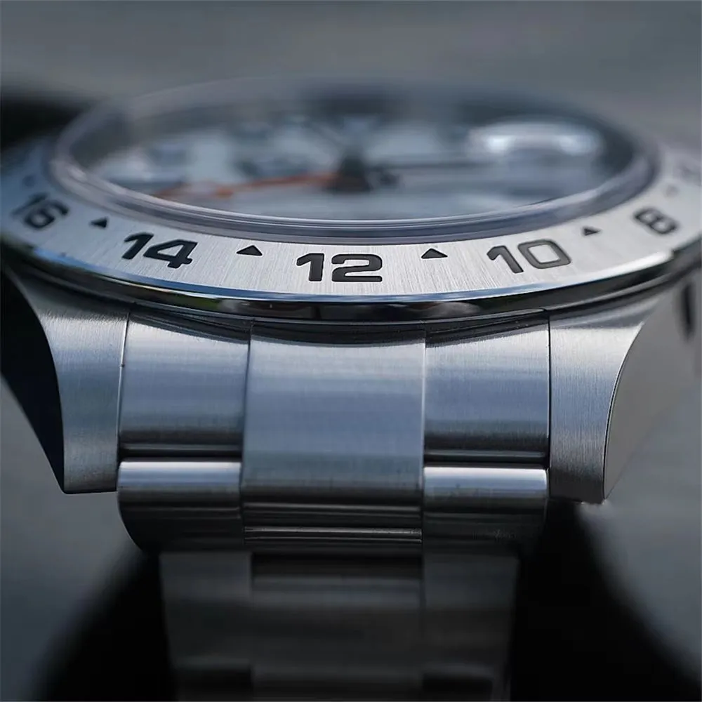 2024 PAGANI Design New Men'S Automatic Mechanical Watches GMT Watch 42Mm Sapphire Stainless Steel Waterproof Watch Reloj Hombre