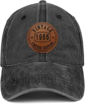 50th,40th,60th Birthday Gifts for Men Women Vintage 1975 1965 1985 Hat 50 Year Old Gifts Baseball Cap