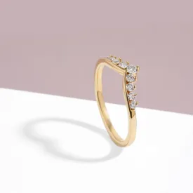 ASTRAL - 18ct Gold 0.15ct | Diamond Wedding Ring