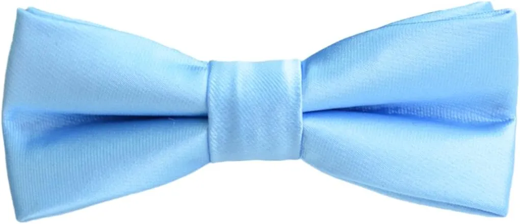 Black n Bianco Boys' Satin Modern Bow Tie Pre-Tied