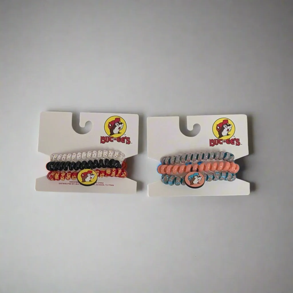 Buc-ee's Telephone Cord Hair Tie