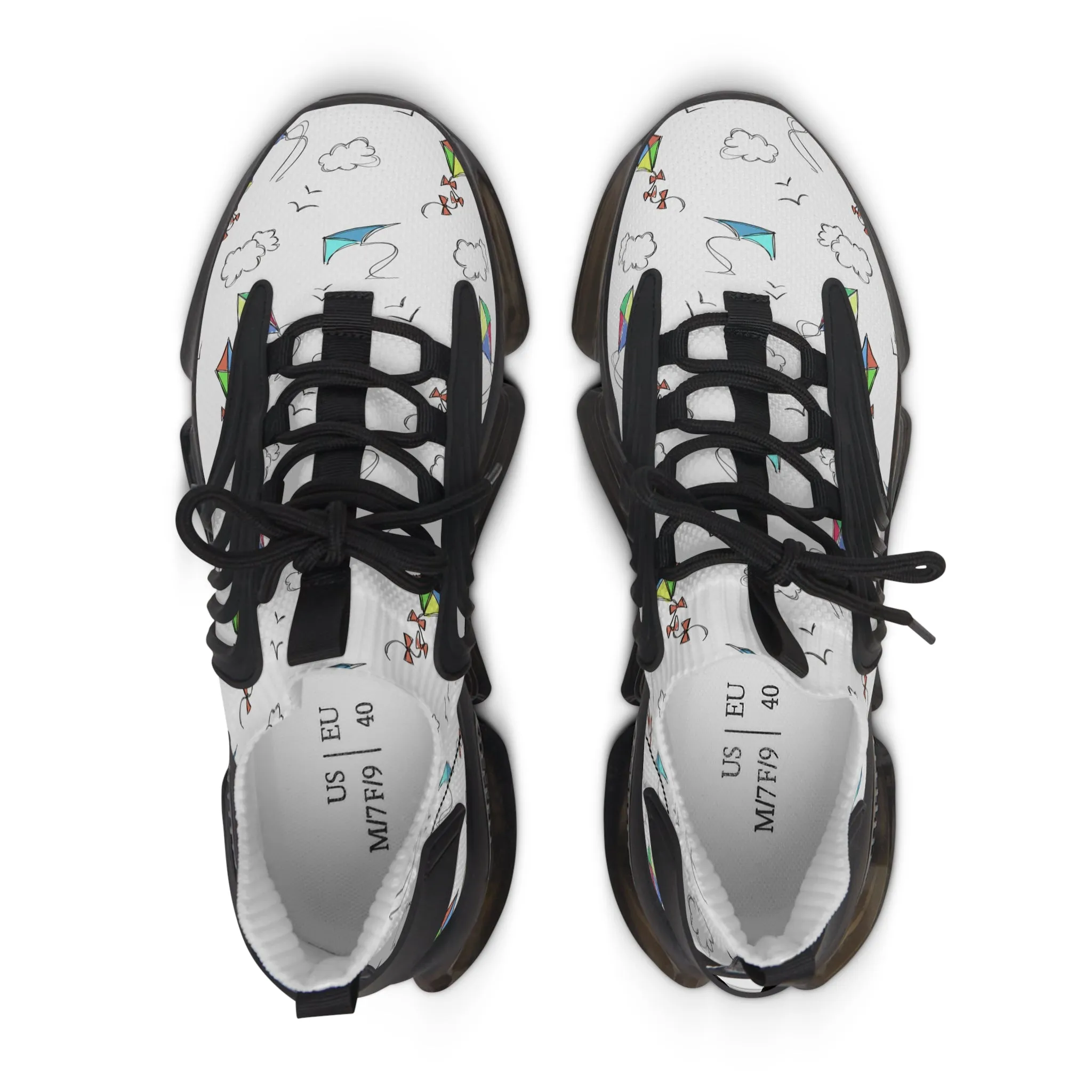 Colorful Kites Women's Mesh Sneakers