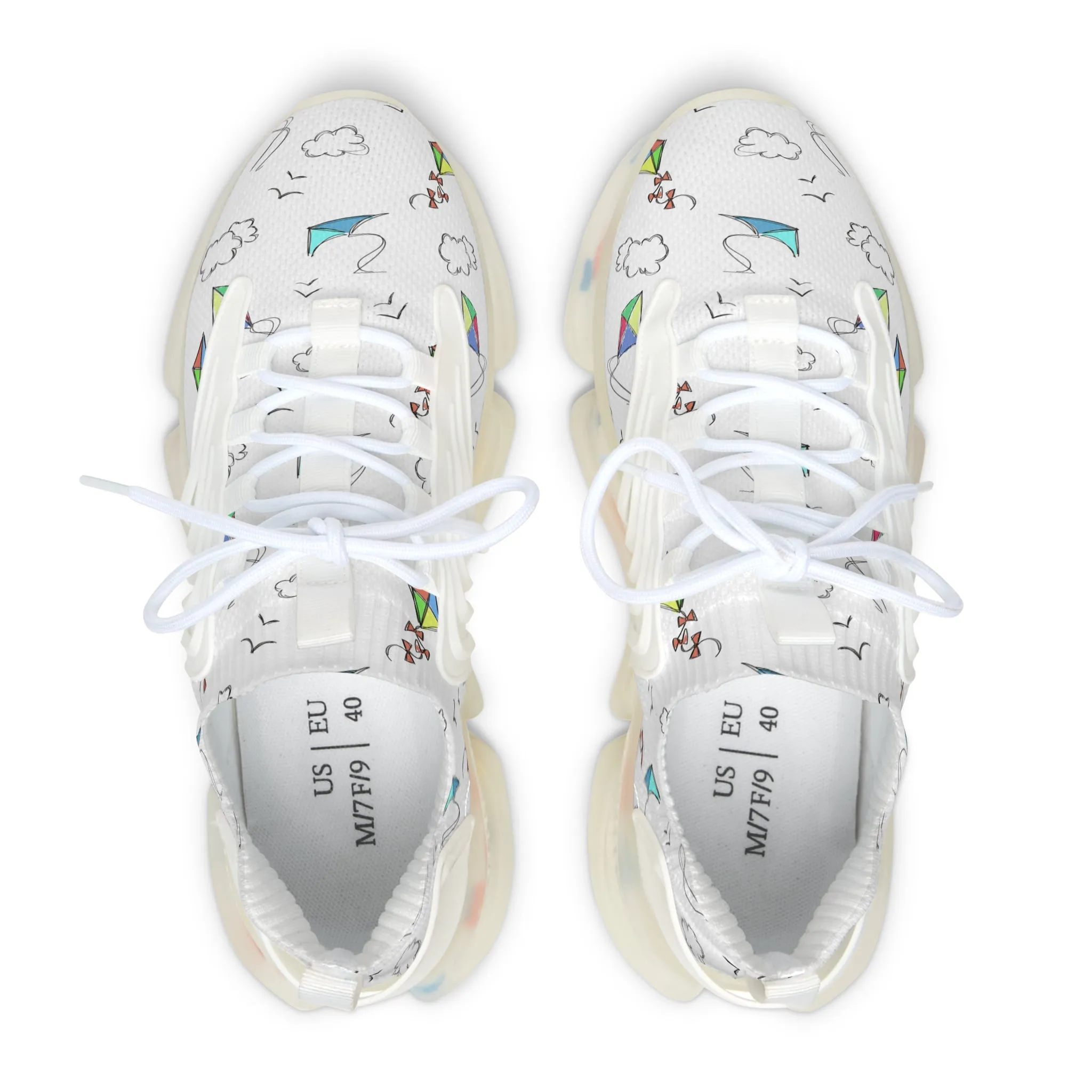 Colorful Kites Women's Mesh Sneakers