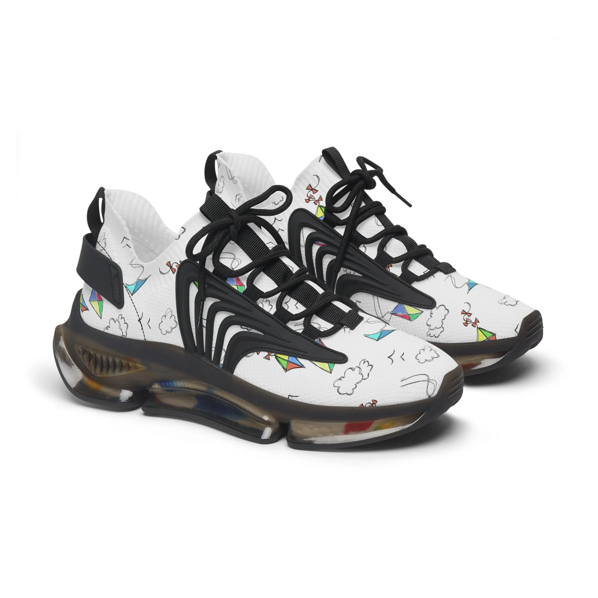 Colorful Kites Women's Mesh Sneakers