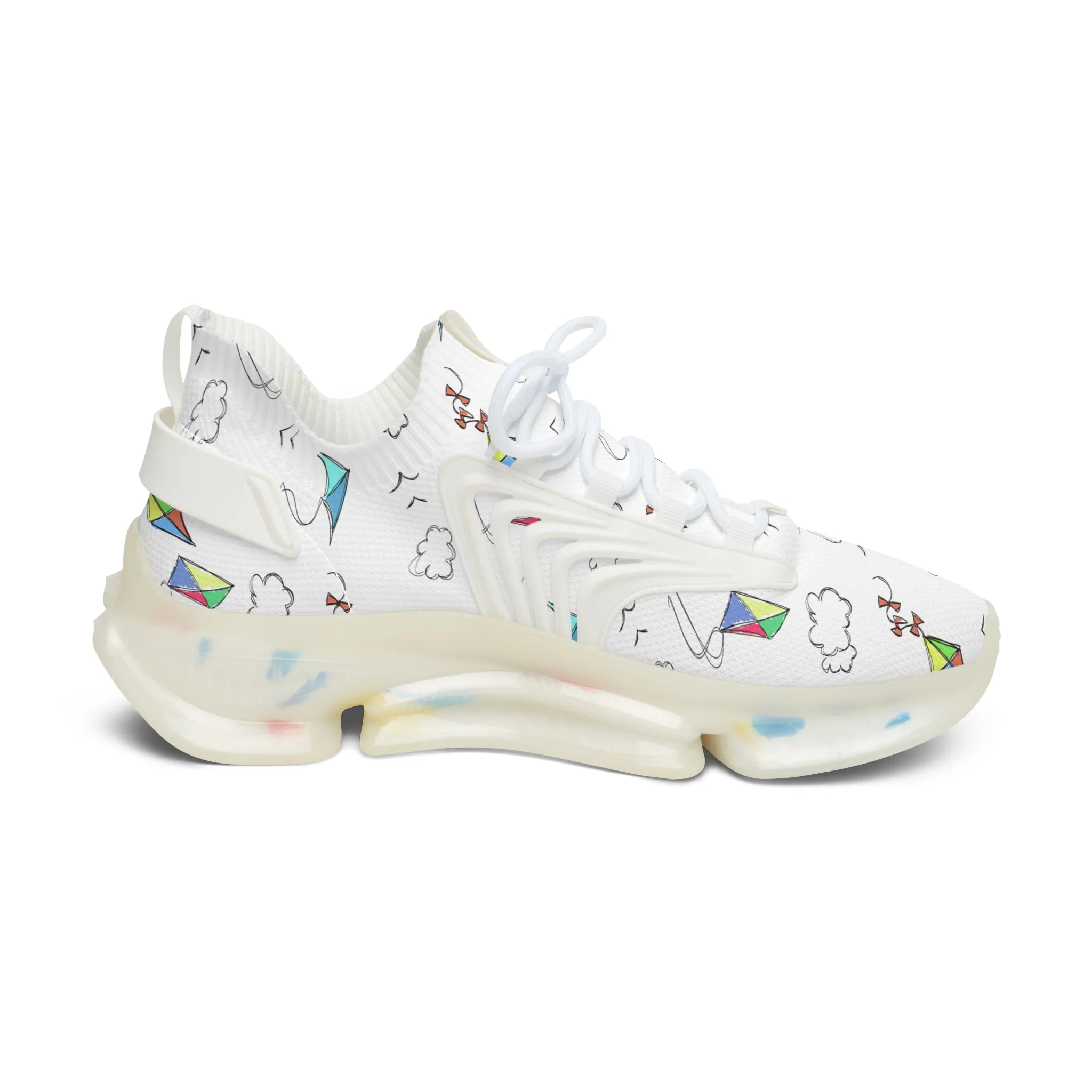 Colorful Kites Women's Mesh Sneakers