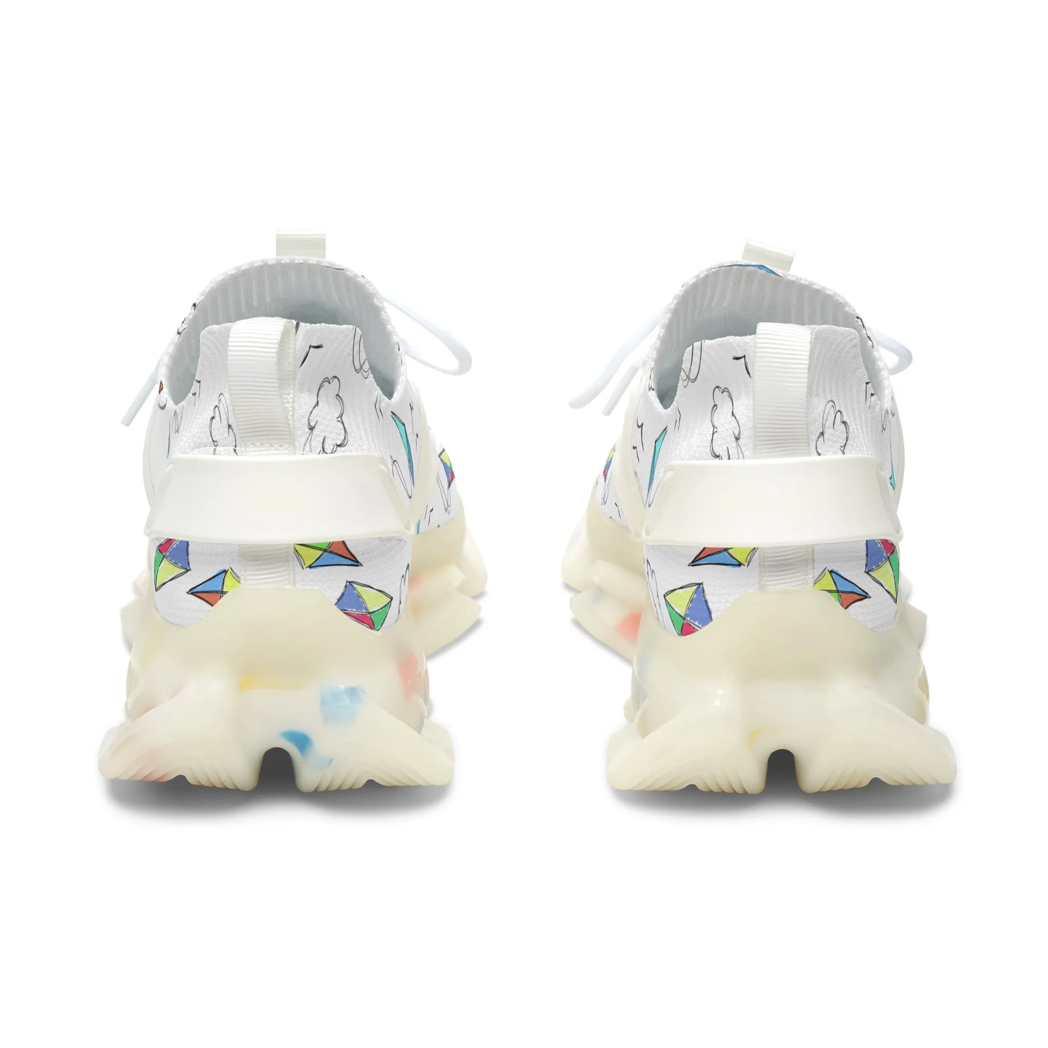 Colorful Kites Women's Mesh Sneakers