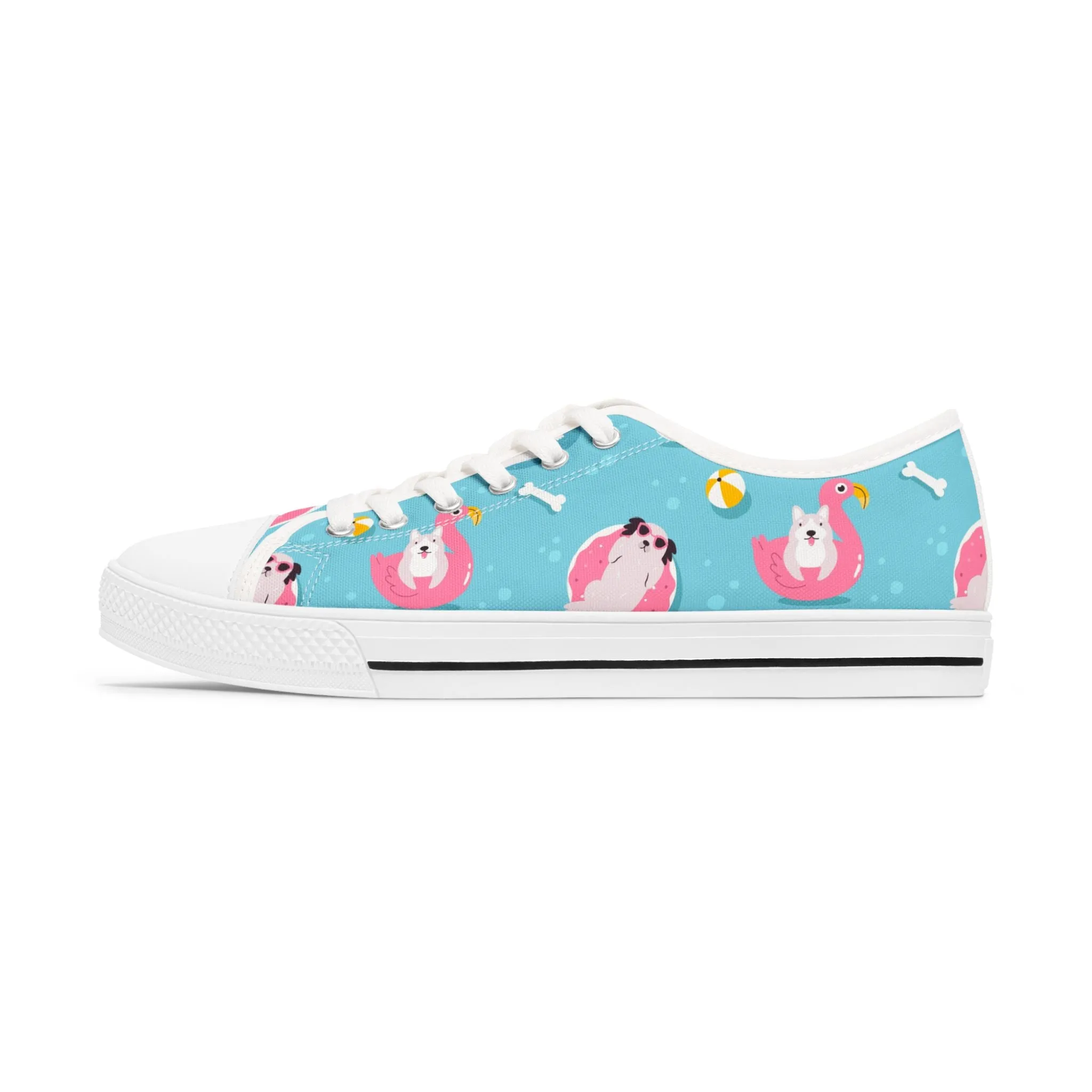 Cute Dog Women's Low Top Sneakers