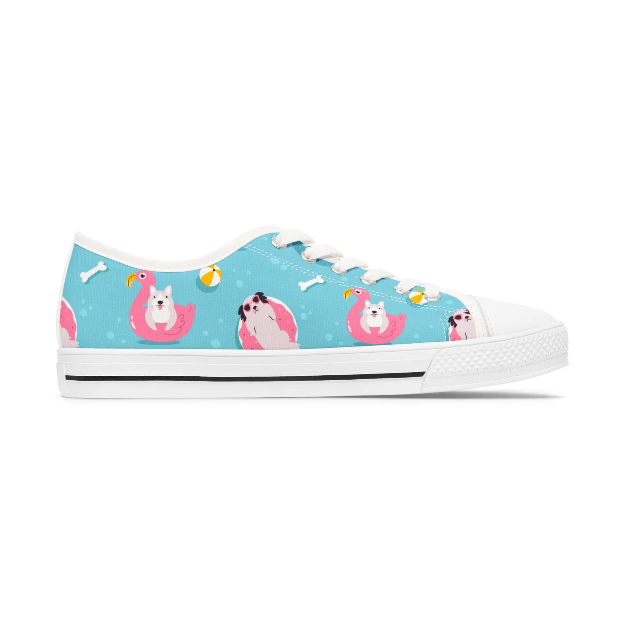 Cute Dog Women's Low Top Sneakers