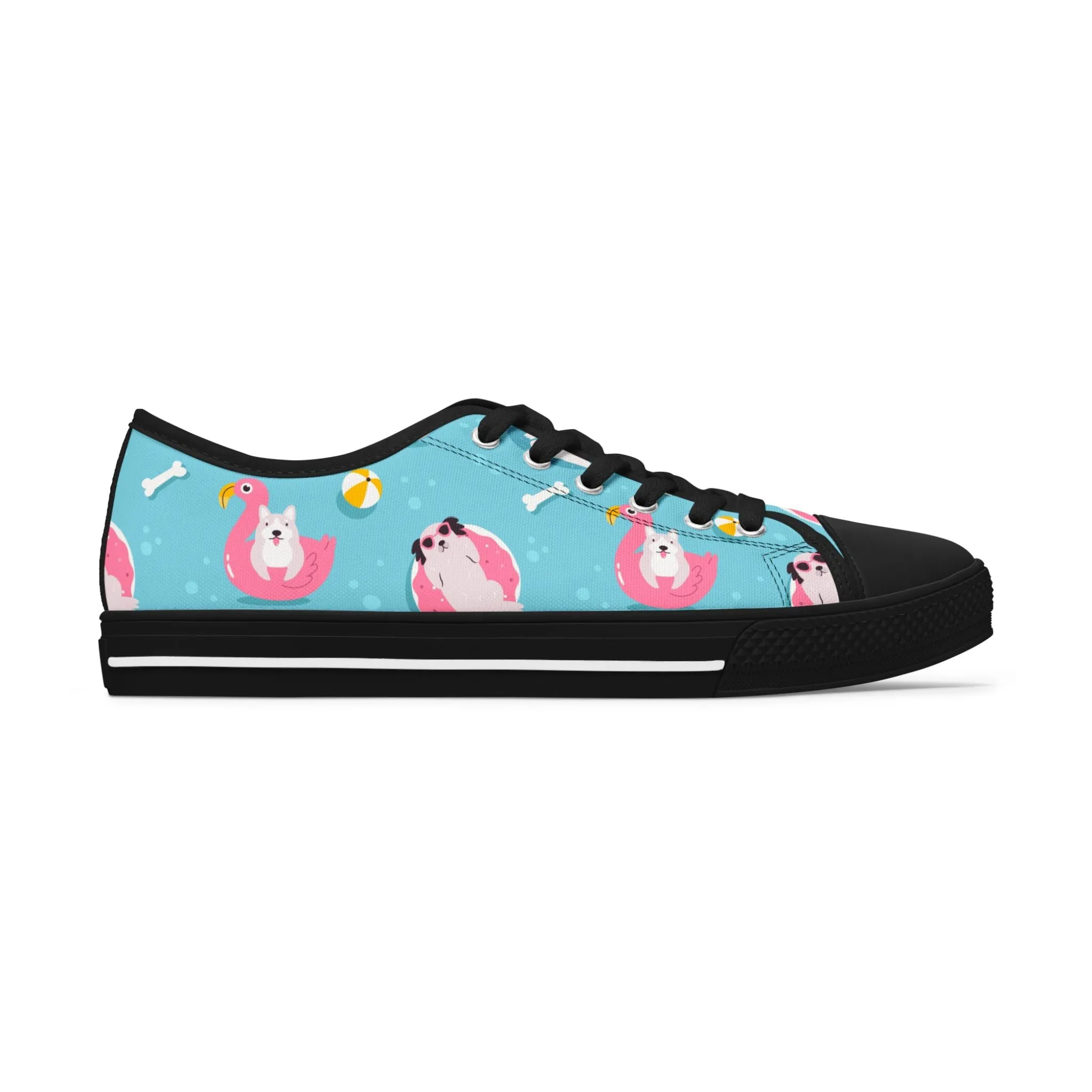 Cute Dog Women's Low Top Sneakers
