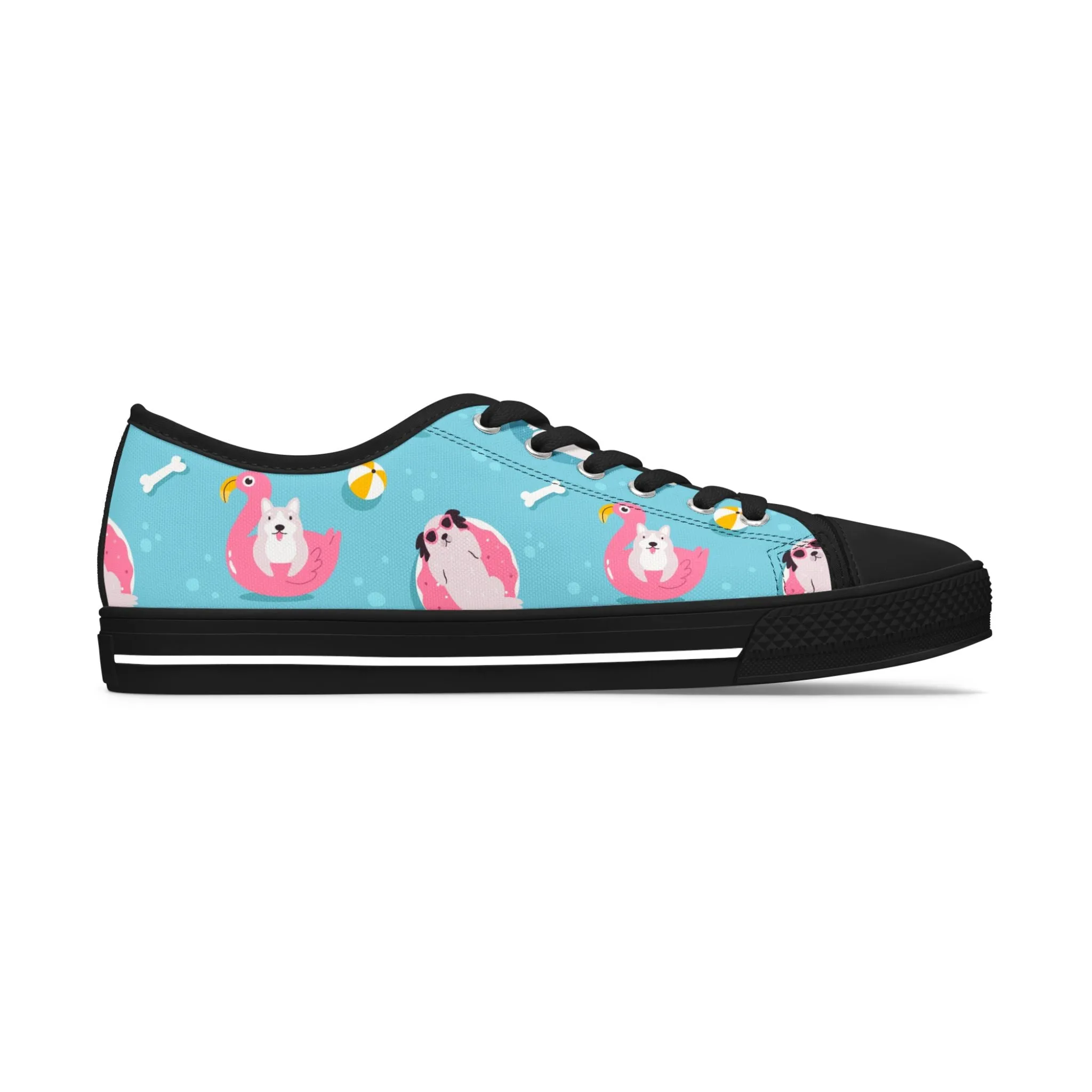 Cute Dog Women's Low Top Sneakers