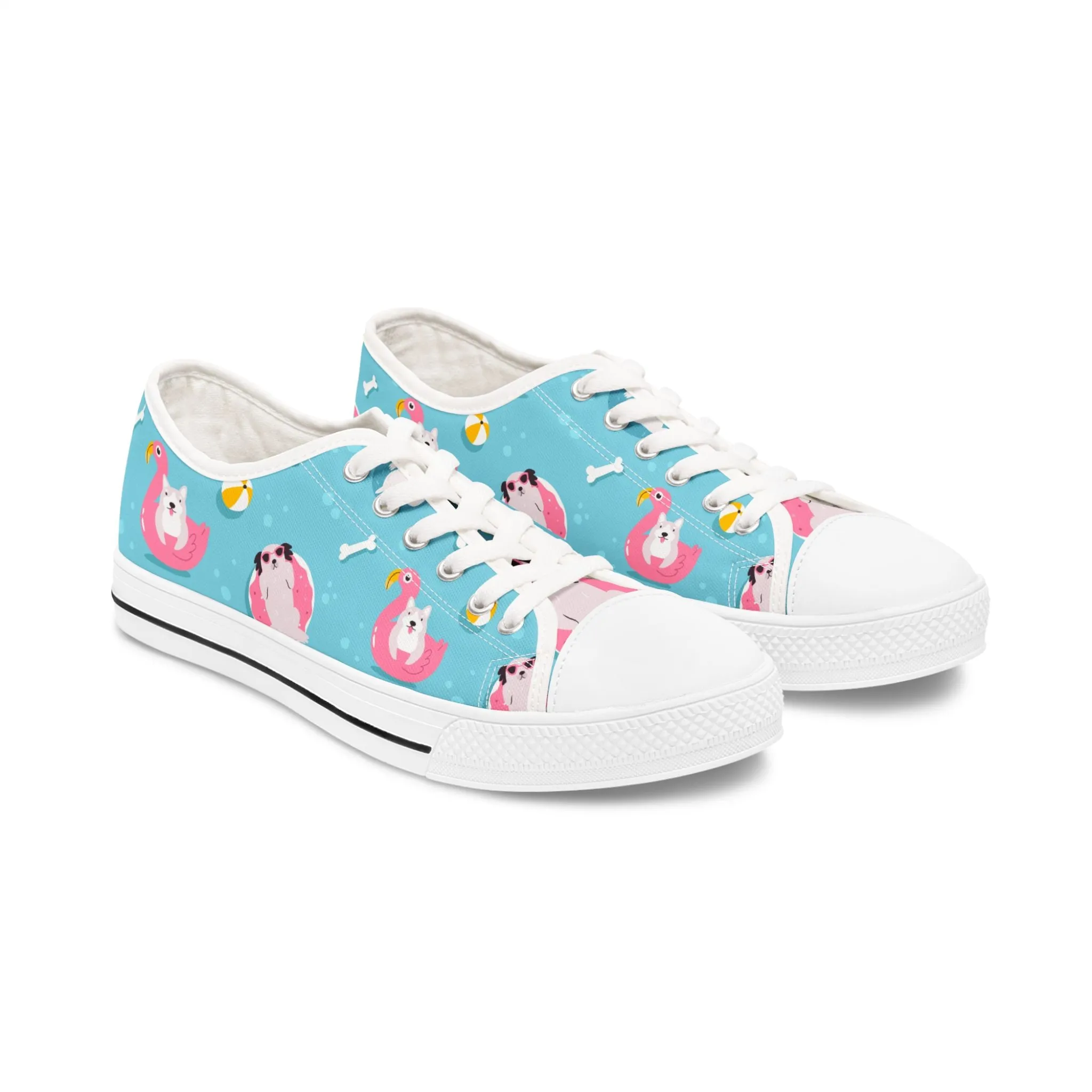 Cute Dog Women's Low Top Sneakers