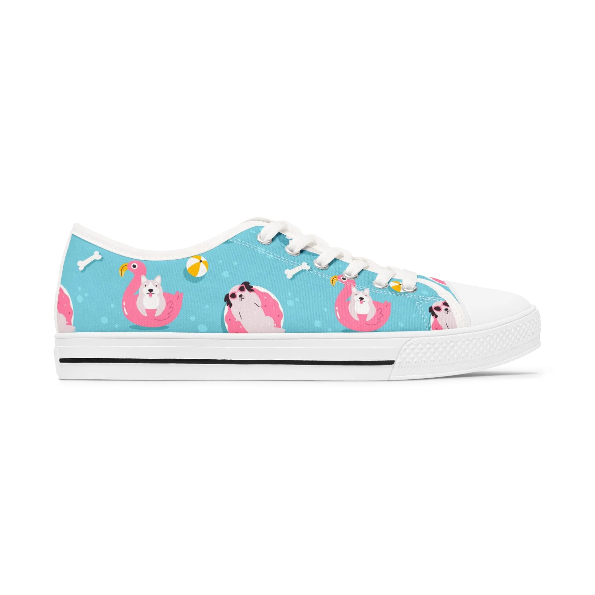 Cute Dog Women's Low Top Sneakers