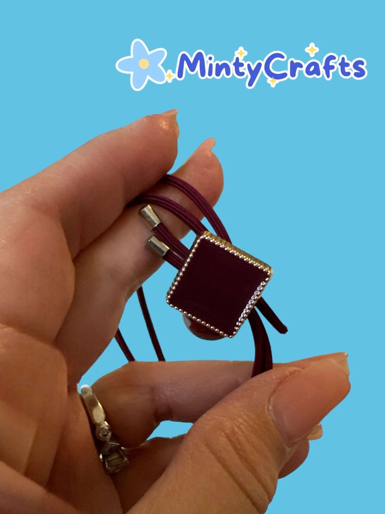 Cute Hair Ties for ,Beaded Hair Ties, Accessories
