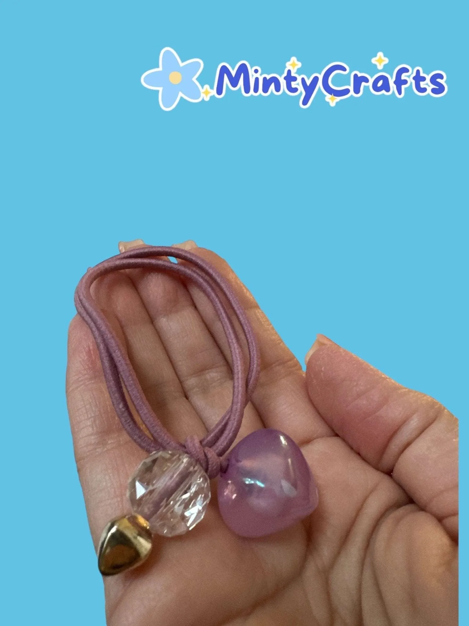 Cute Hair Ties for ,Beaded Hair Ties, Accessories
