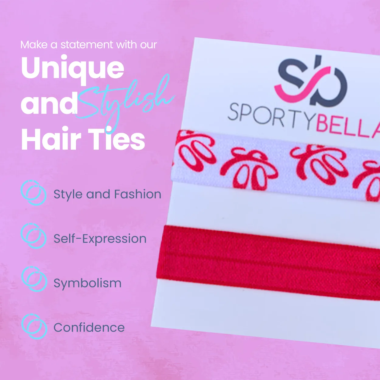 Dance Hair Ties - 2pc