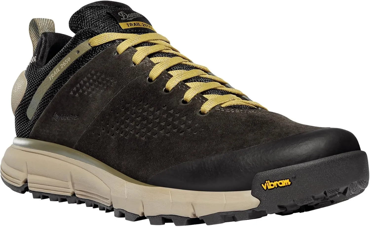 Danner Trail 2650 3 Waterproof Hiking Shoes for Men - Durable Leather & Textile Upper with Breathable Gore-Tex Lining and Vibram Traction Outsole