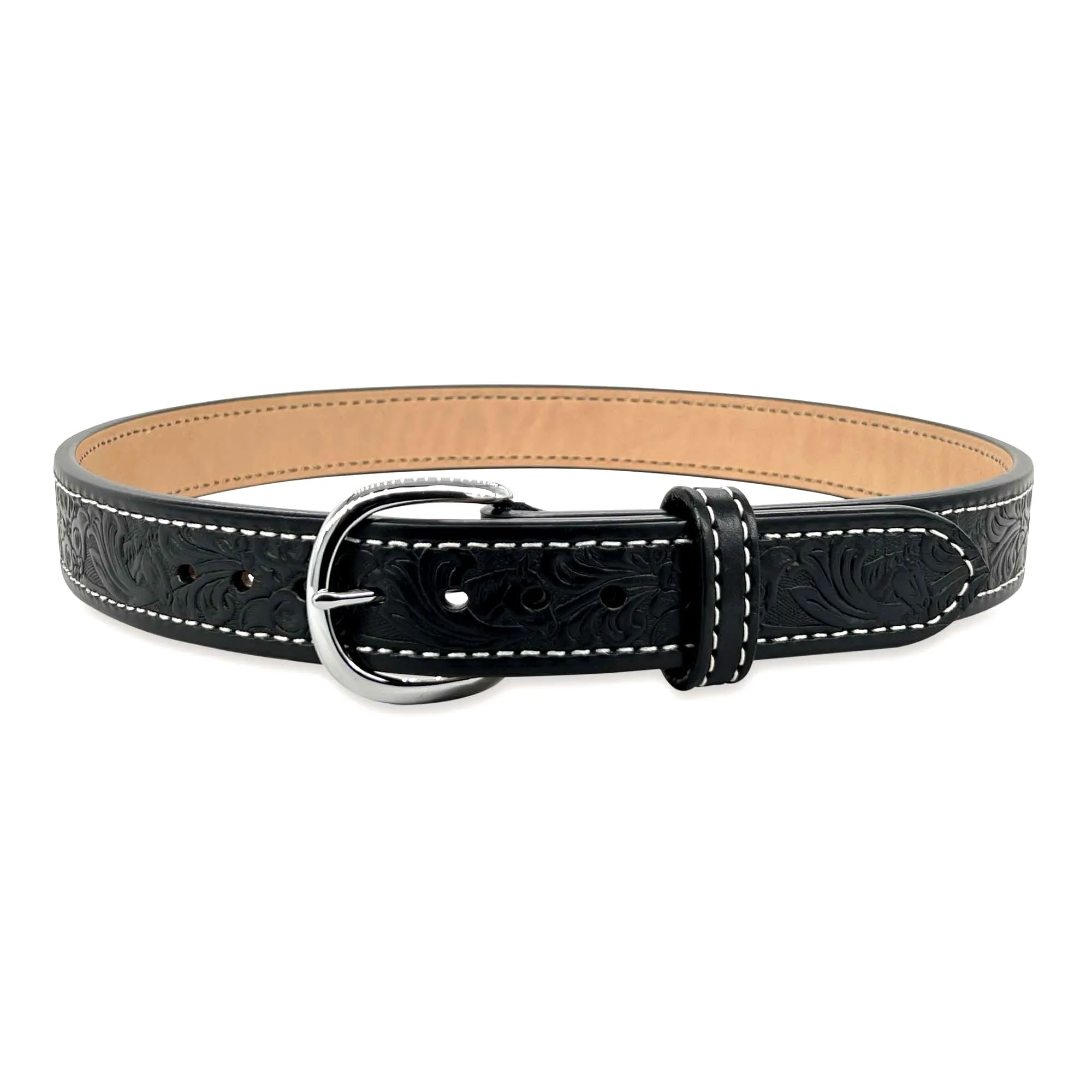 EMBOSSED QUICK SHIP Dual-Layer Bullhide Gun Belt