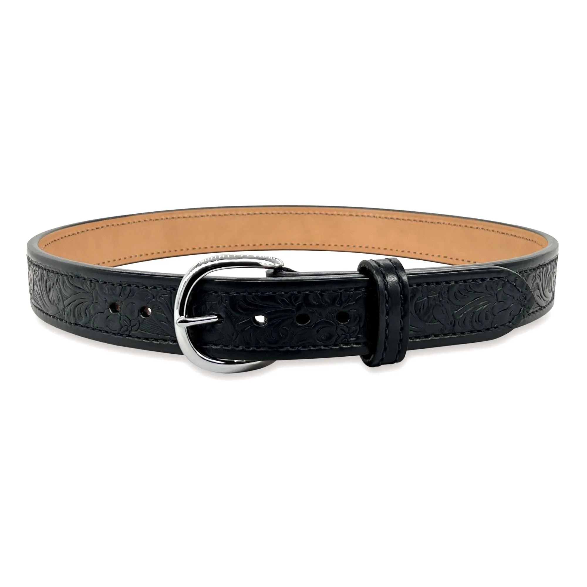 EMBOSSED QUICK SHIP Dual-Layer Bullhide Gun Belt