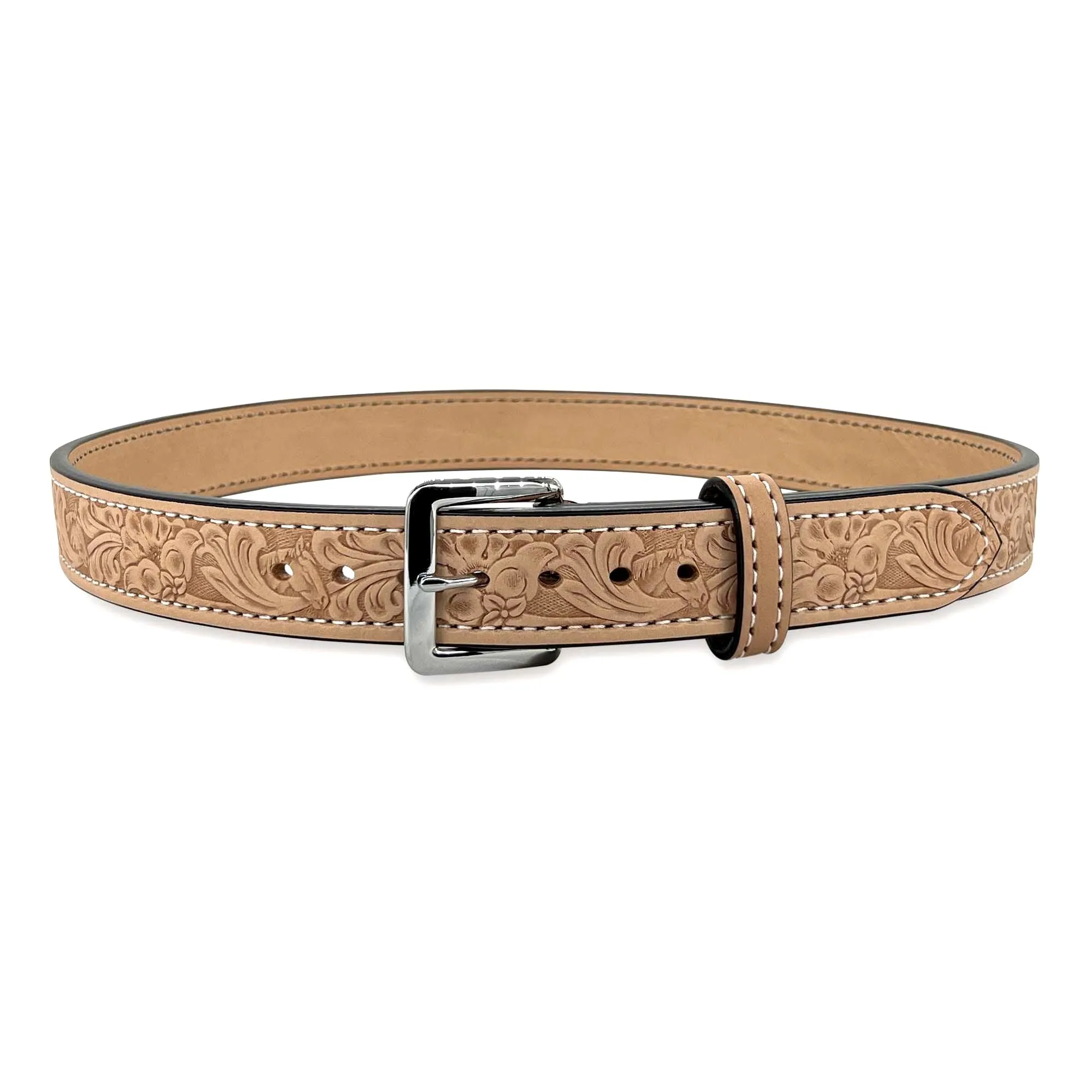 EMBOSSED QUICK SHIP Dual-Layer Bullhide Gun Belt