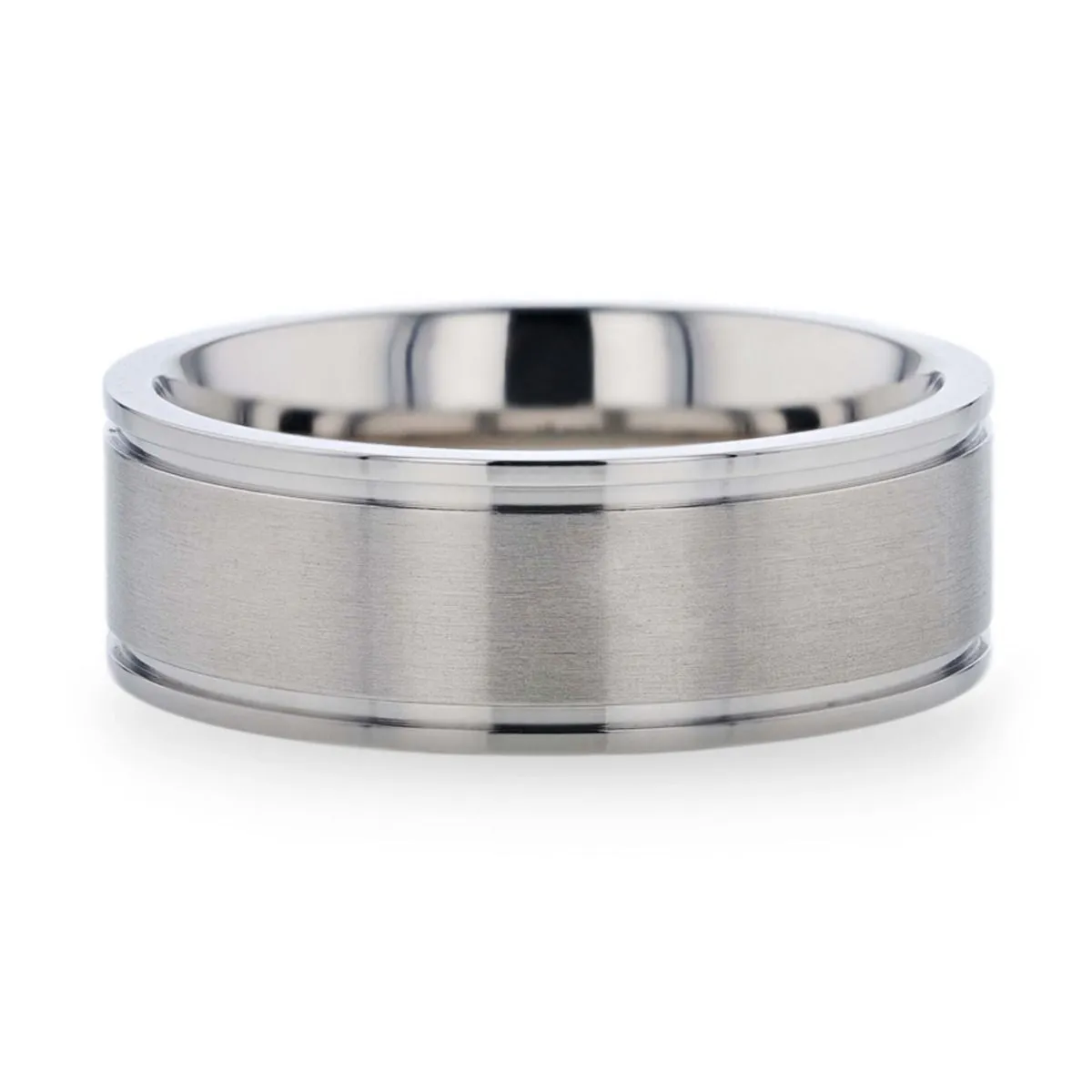 FAIRFIELD | Titanium Ring Flat Satin