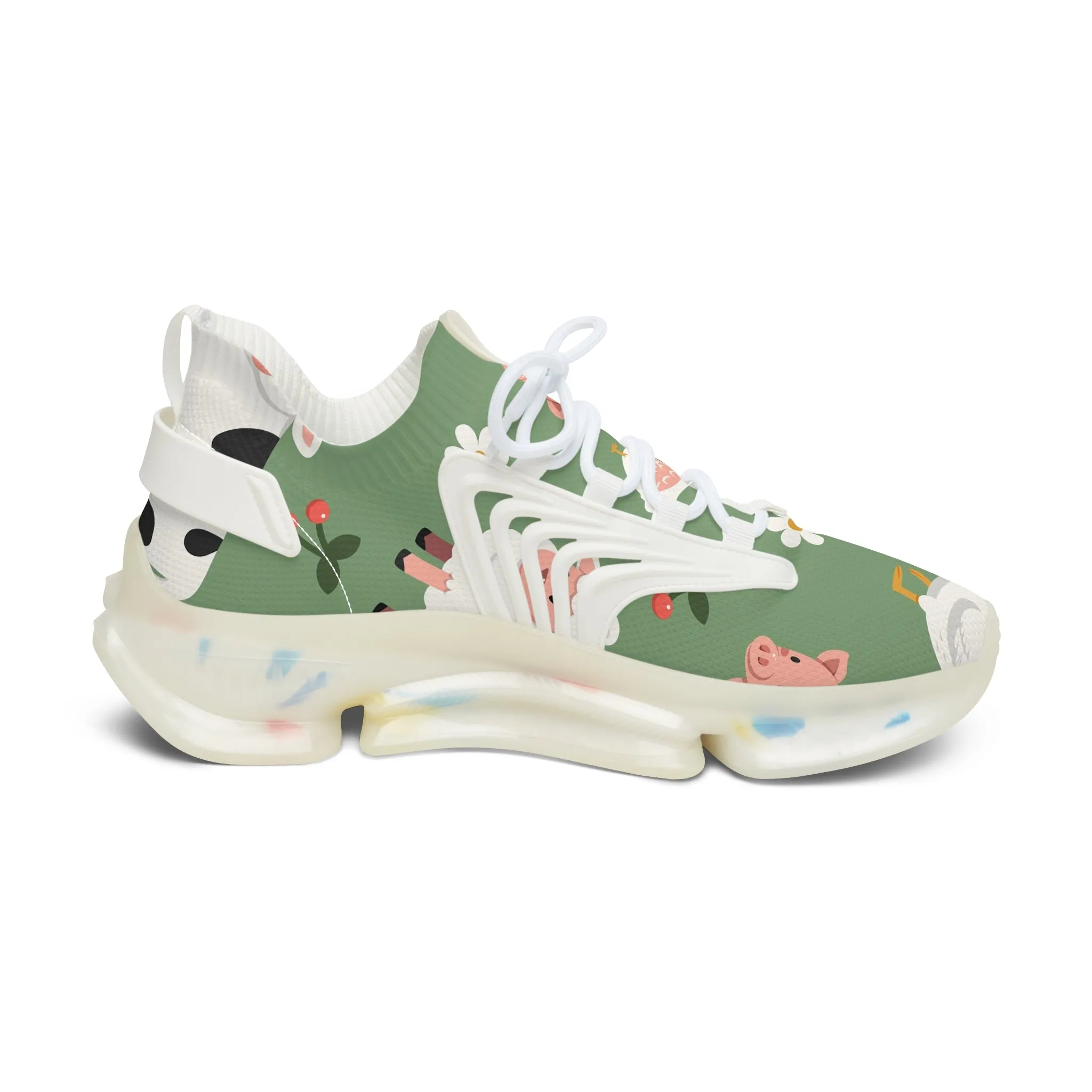 Farm Animals Women's Mesh Sneakers