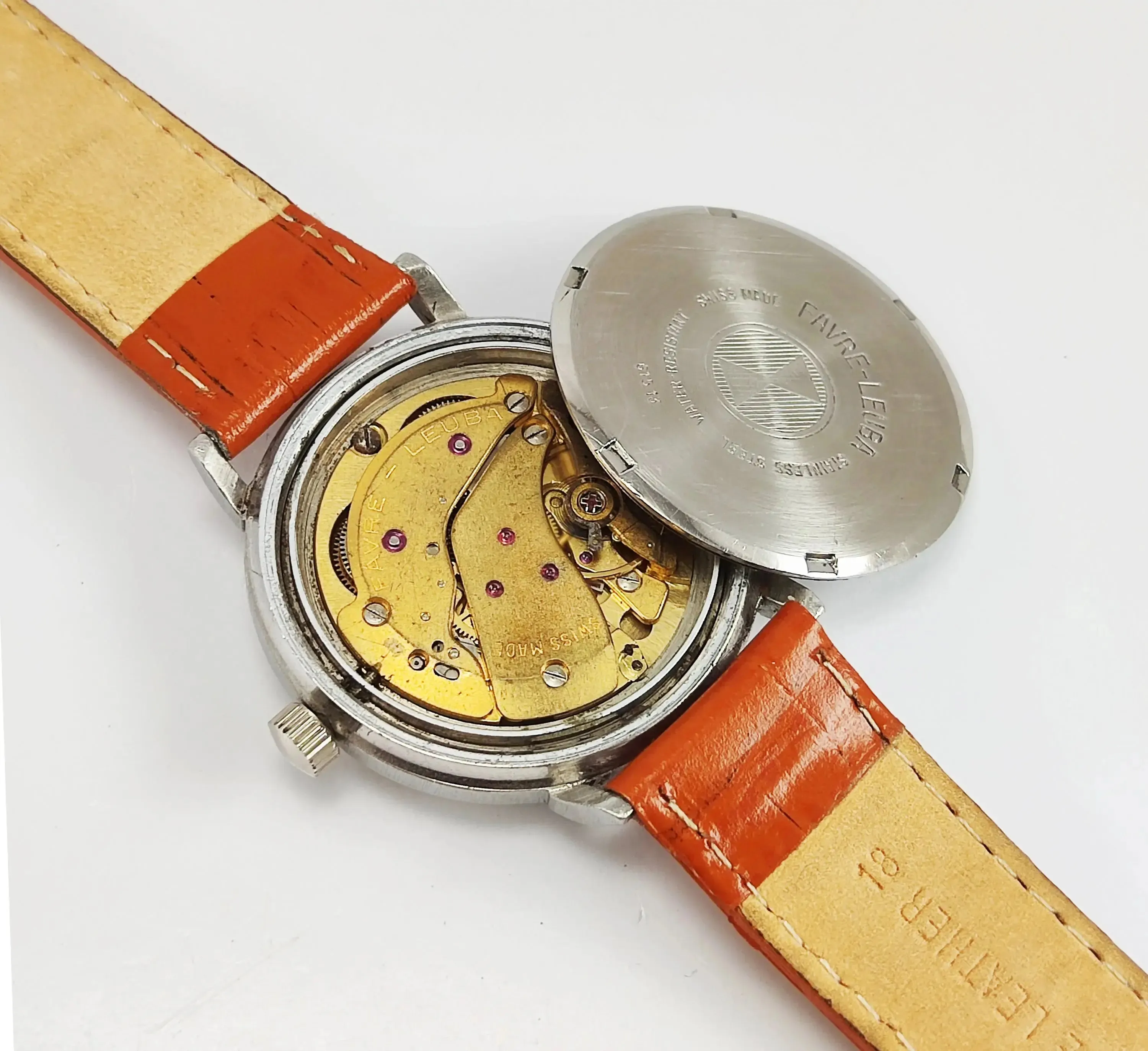 Favre Leuba 253  Cream Dial 17 Jewels HandWinding Men's Watch