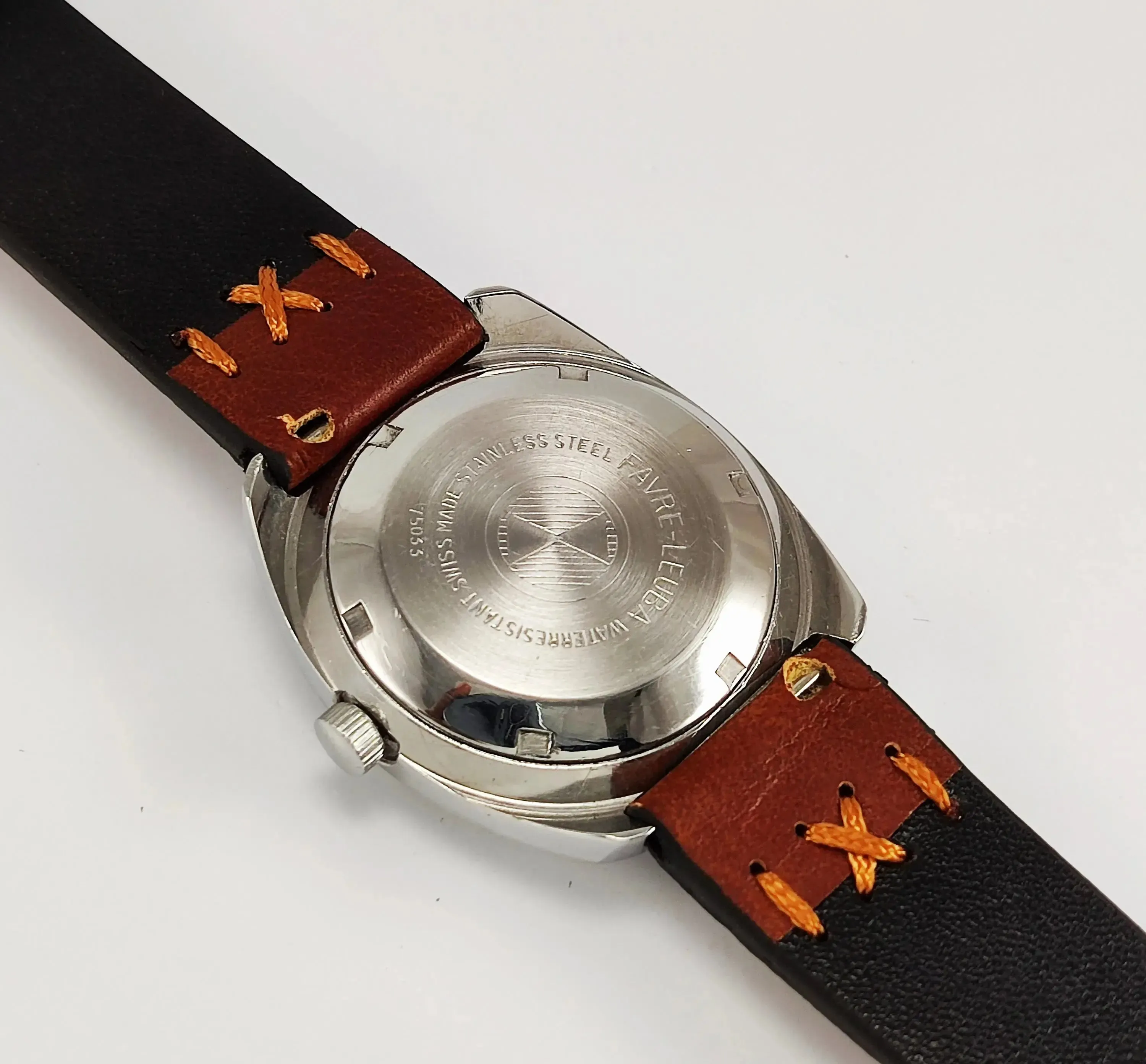 Favre Leuba Automatic 908 17 Jewels Blue Dial Men's Watch