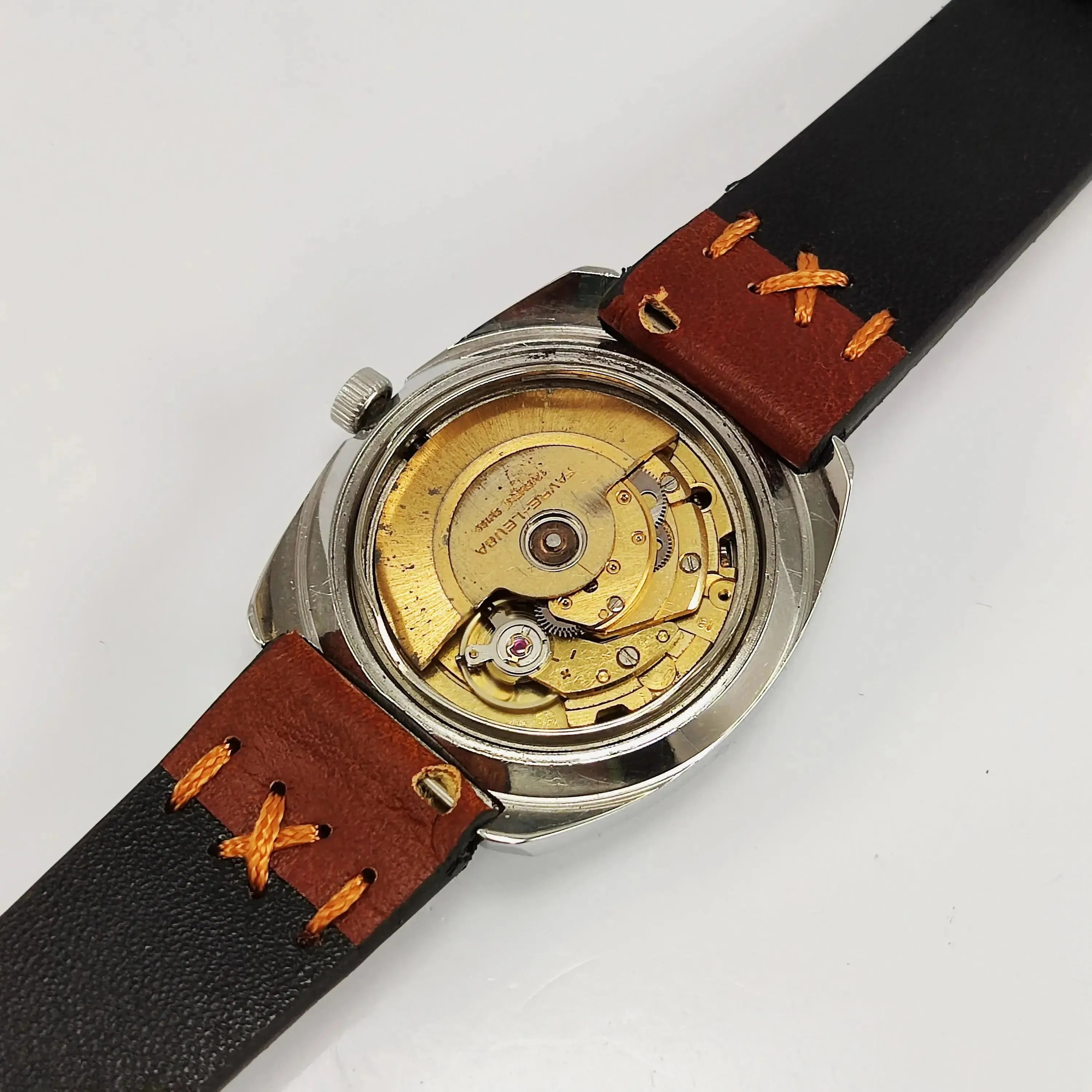 Favre Leuba Automatic 908 17 Jewels Blue Dial Men's Watch