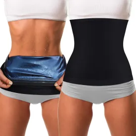 Geyoga Waist Trimmer Sweat Waist Trainer Wrap Stomach Wraps for Women Bodybuilding
