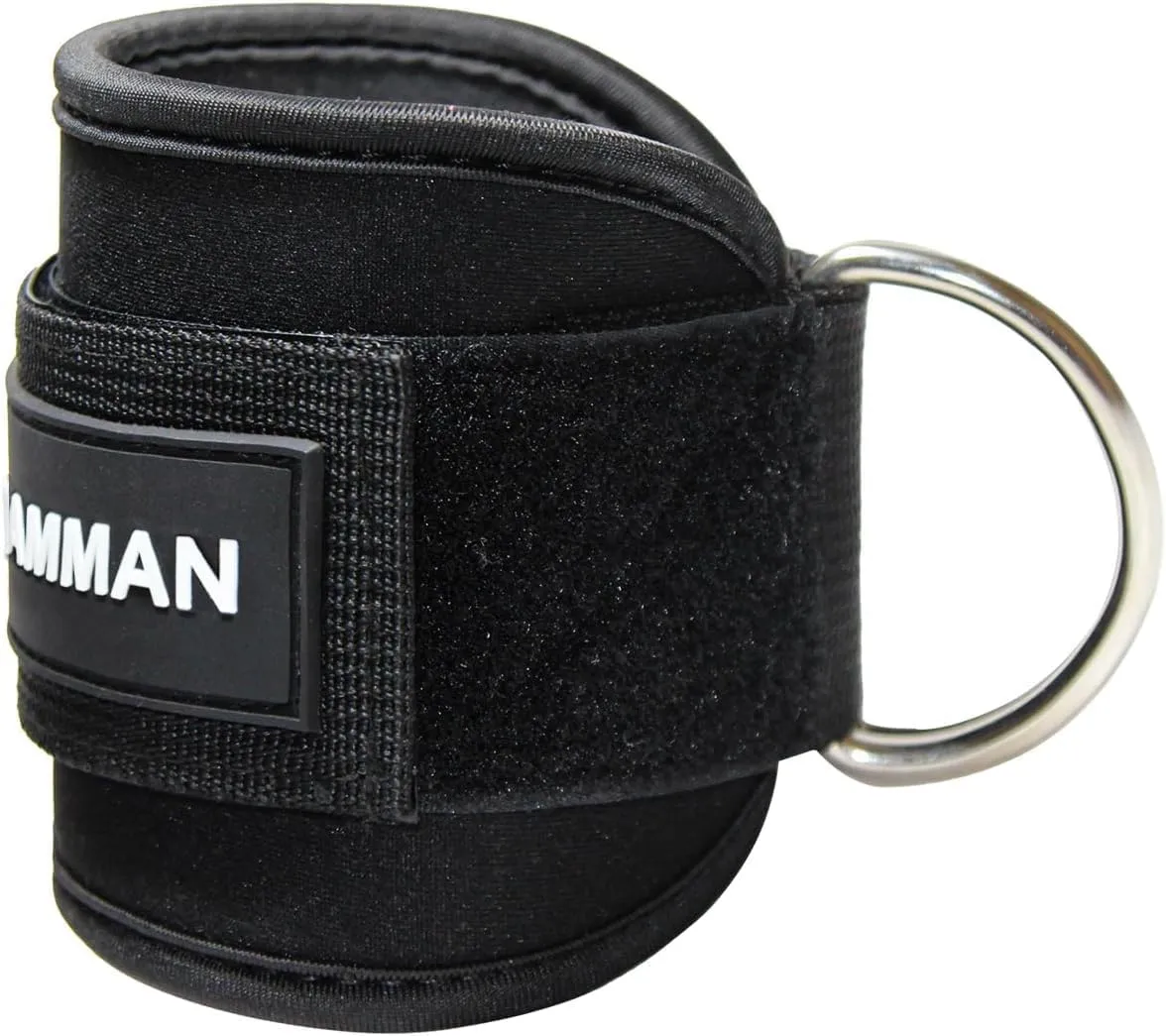 Glute Kick Back Ankle Strap for Cable Machine - Leg Cuffs Working Out Bands - Gym Attachments Equipment - AM003