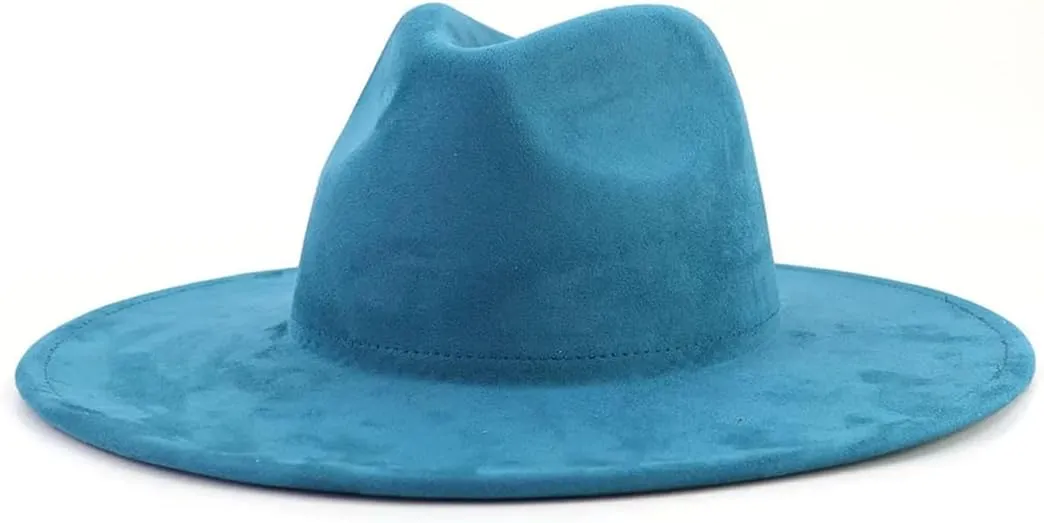 Hgvcfcv Men's and Women's Jazz Hat British Style Sombrero Hombre Fedora Hats for Women Fashionable