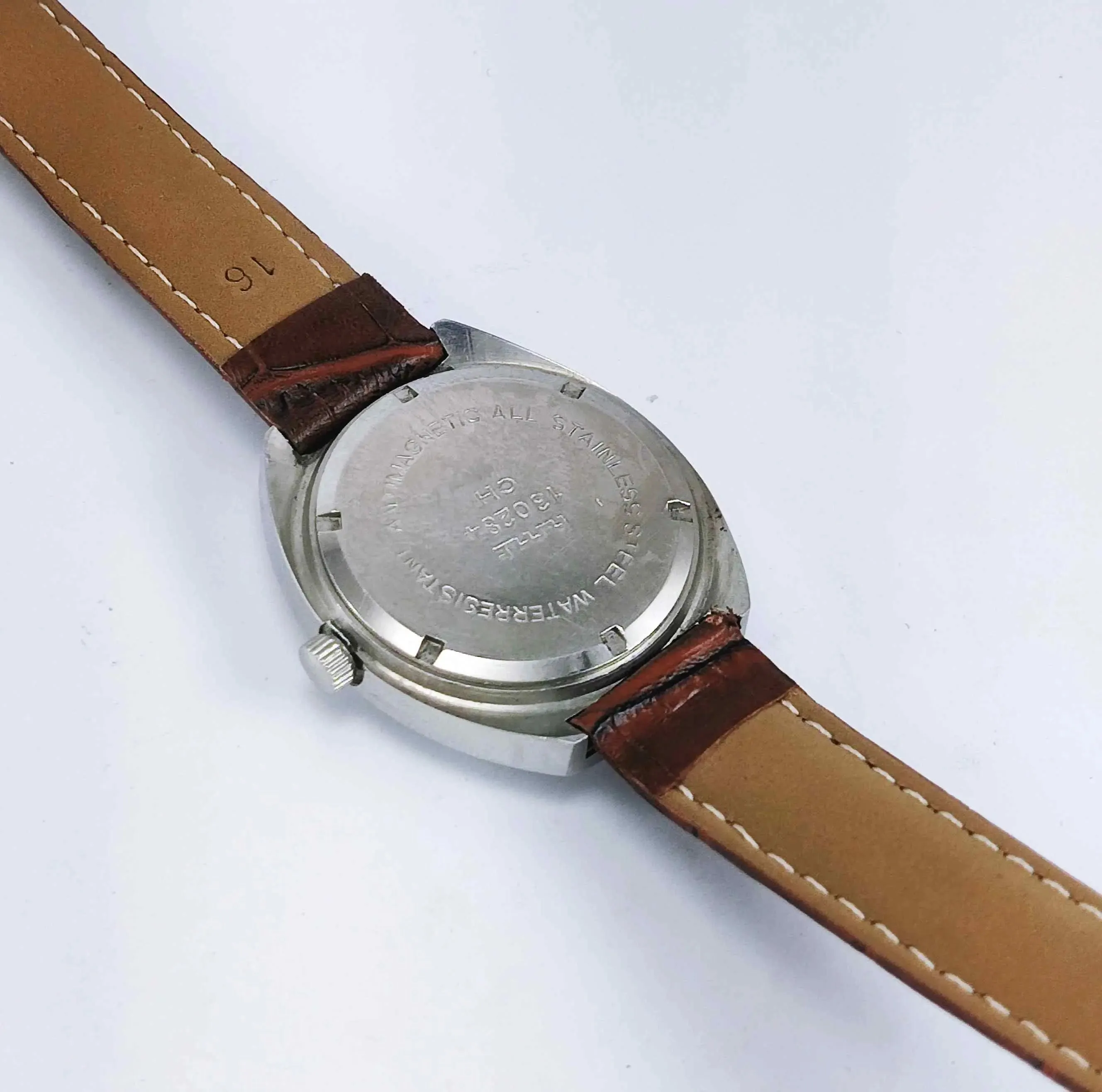 HMT Rohit Para Shock 17 Jewels Silver Dial HandWinding Men's Watch