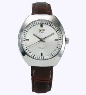 HMT Rohit Para Shock 17 Jewels Silver Dial HandWinding Men's Watch