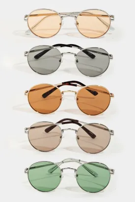 In The Spring 70's Small Circle Aviator Sunglasses