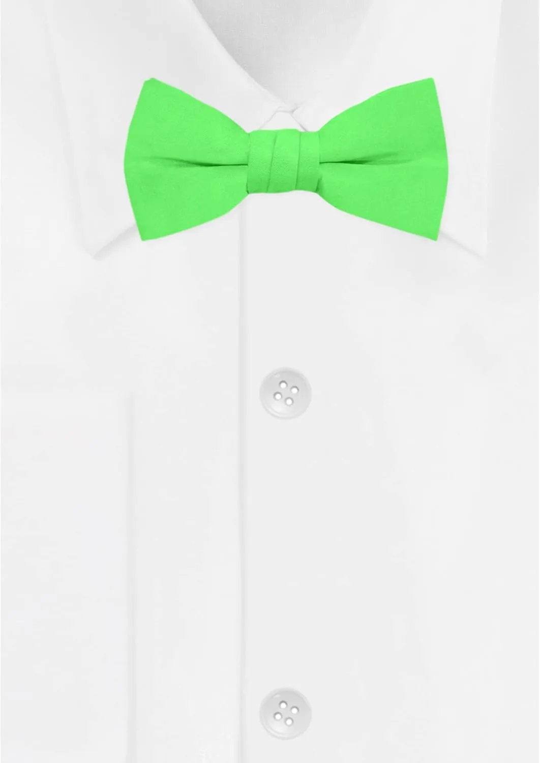 Jacob Alexander 2 Piece Set Matching Father Son Men's and Young Boys' Pre-Tied Adjustable Banded Bow Tie