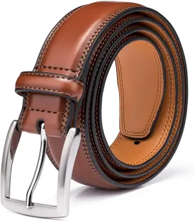 KM Legend Mens Genuine Leather Dress - Classic & Fashion For Work Business And Casual Belt