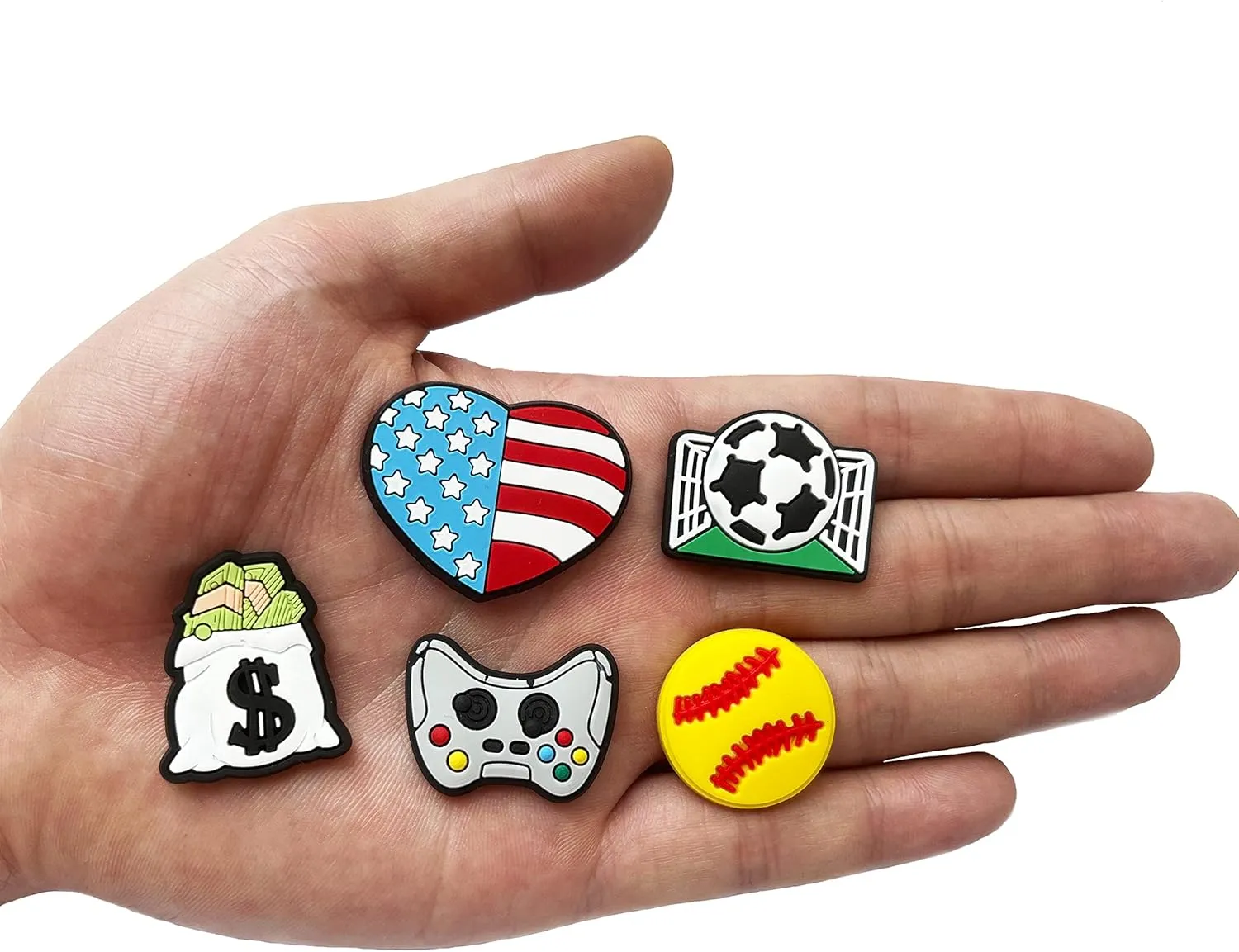 Lot of 30 50 100pcs Random Different Shoe Charms for Shoe Decoration