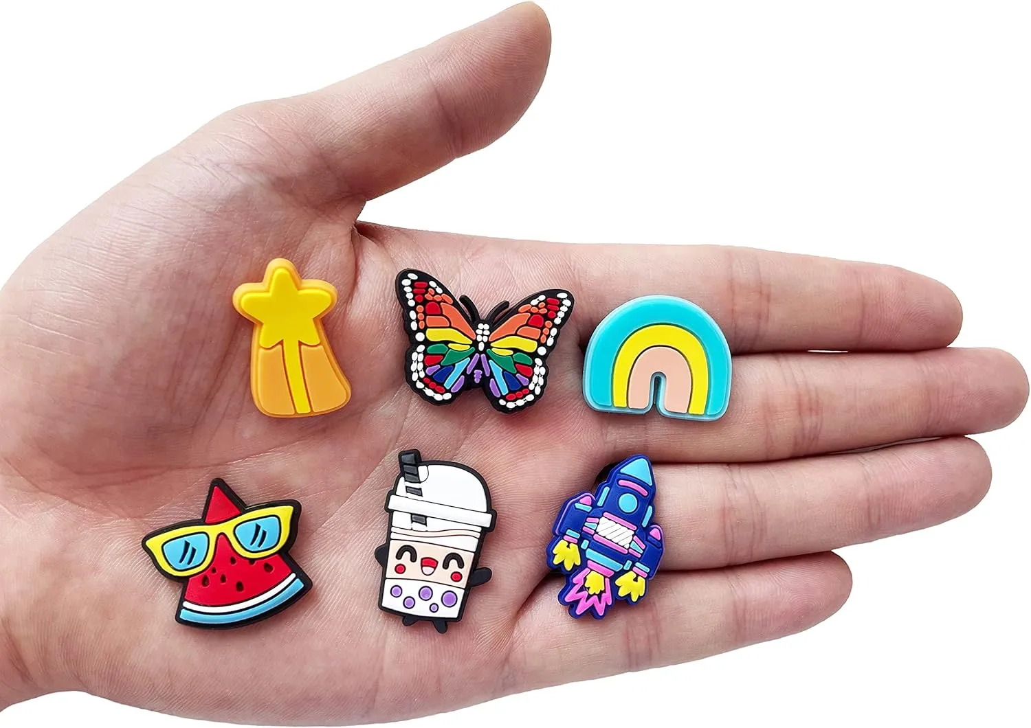 Lot of 30 50 100pcs Random Different Shoe Charms for Shoe Decoration