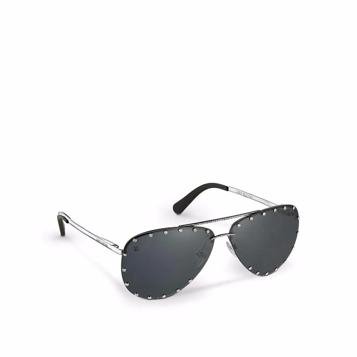 Louis Vuitton The Party Studs Detail Sunglasses Black