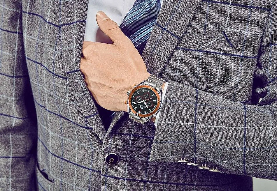 Luxury Automatic Bond Chrono Watch