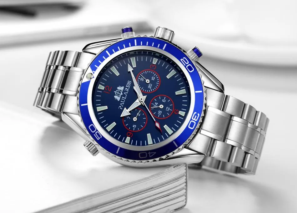 Luxury Automatic Bond Chrono Watch
