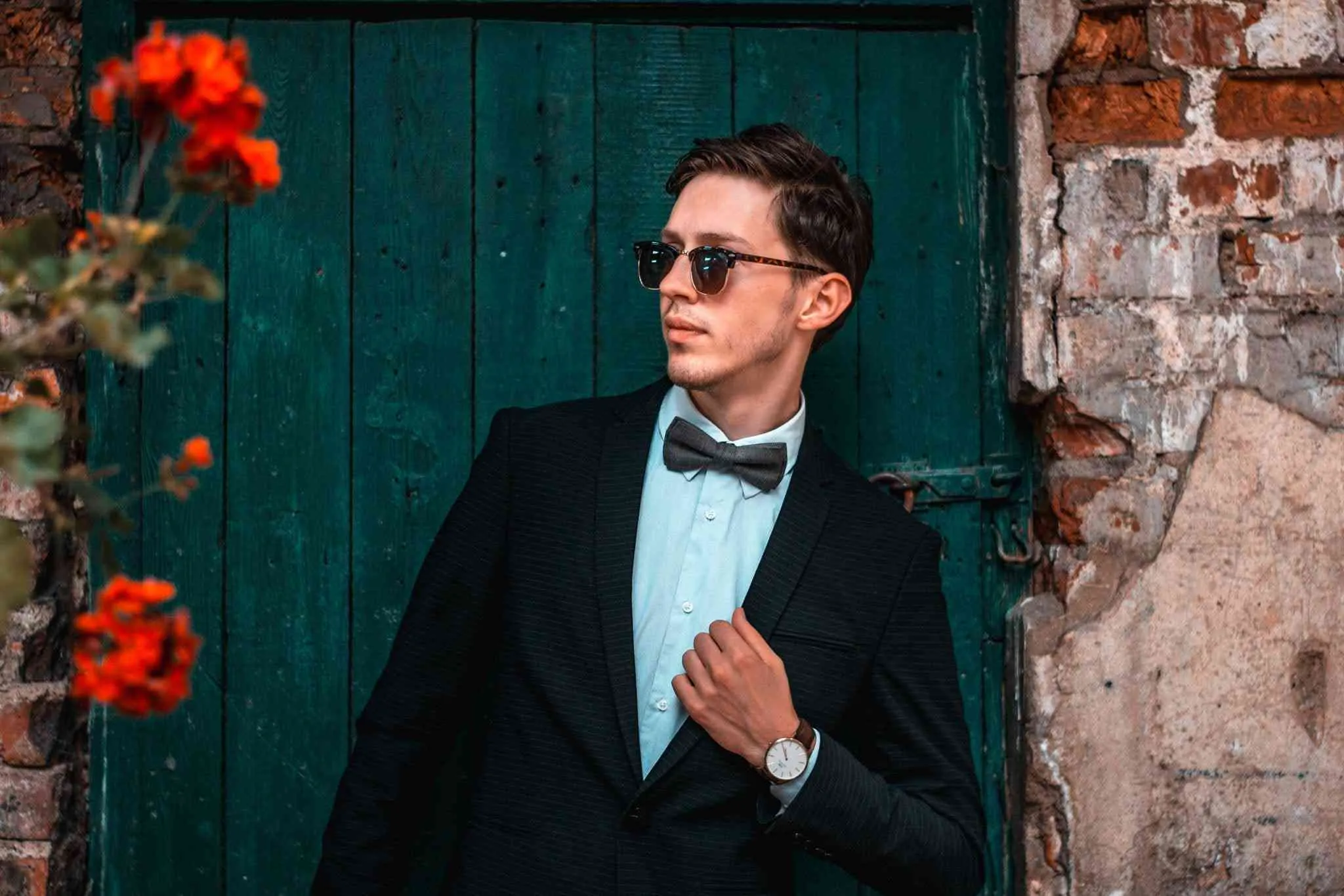 Make a Statement with a Wine Red Linen Pre-Tied Bow Tie - Perfect for Adults and Children