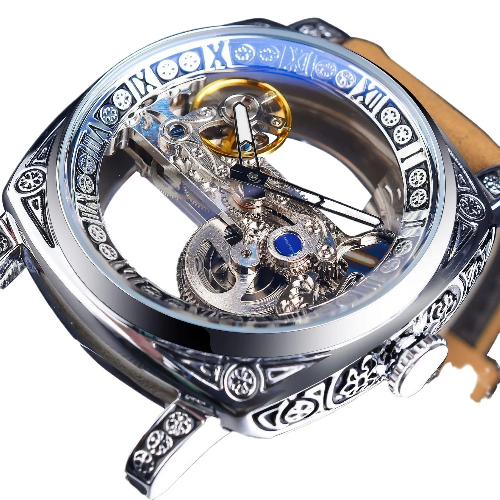 Men's Hollow Mechanical Automatic Luxury Watch