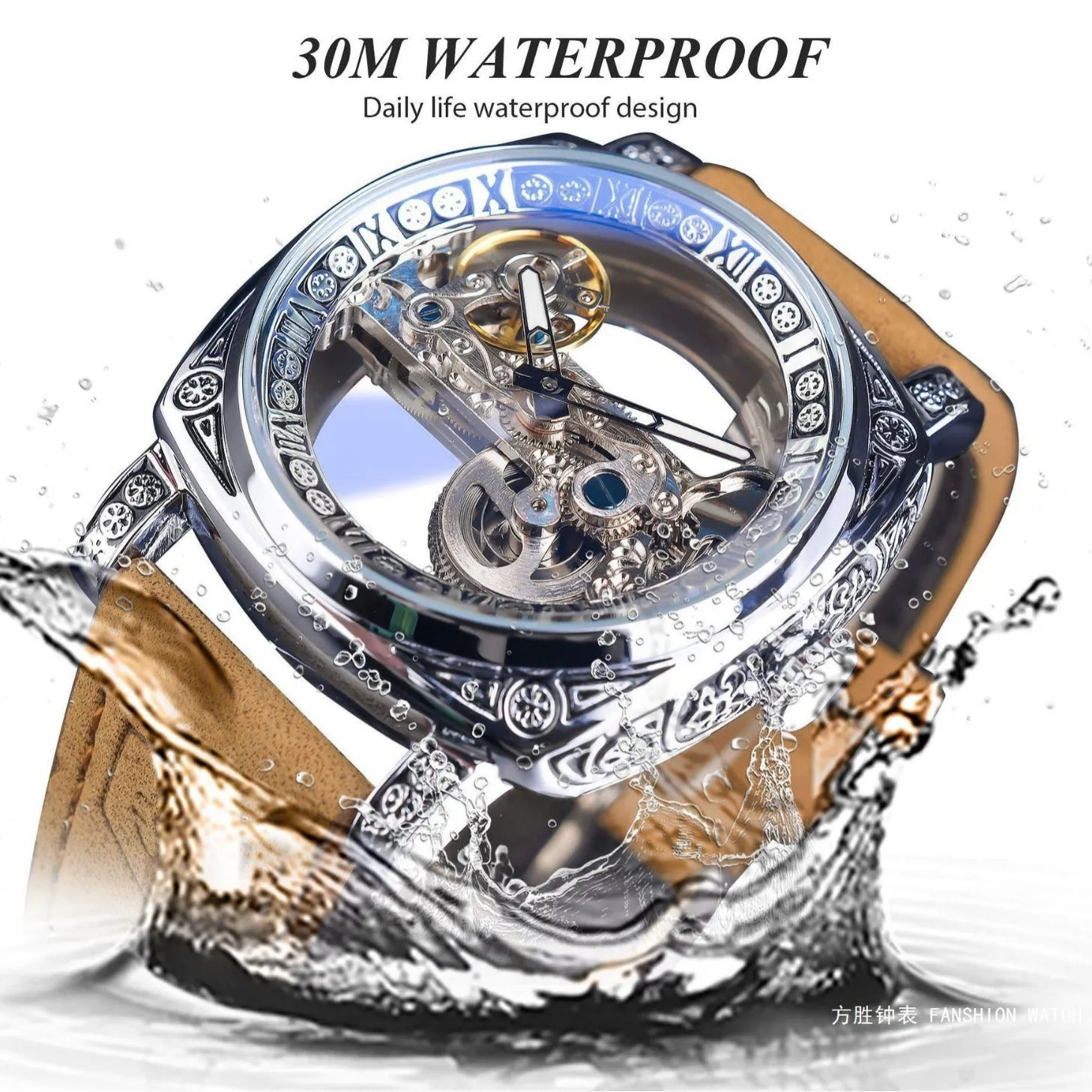 Men's Hollow Mechanical Automatic Luxury Watch