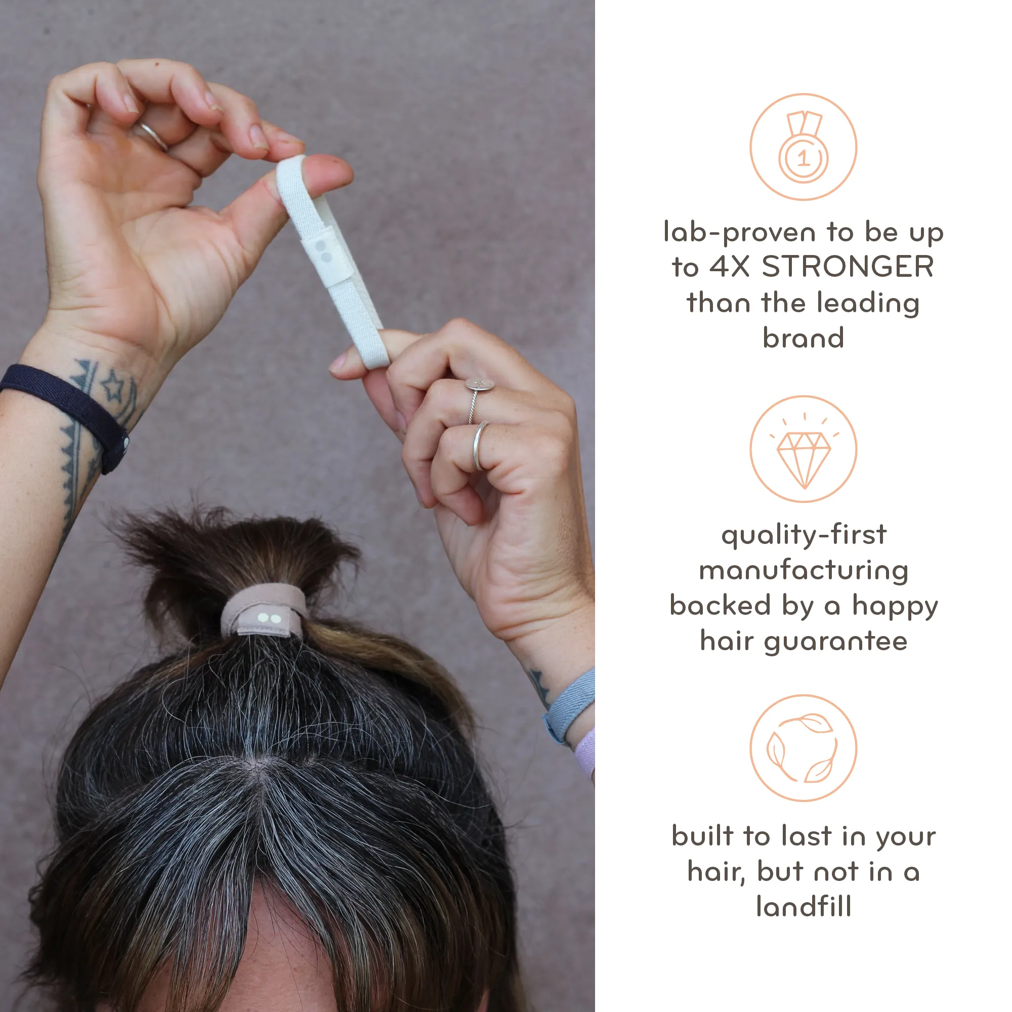 Plastic-Free Hair Ties