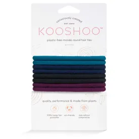 Plastic-Free Mondo Round Hair Ties (8 pack)